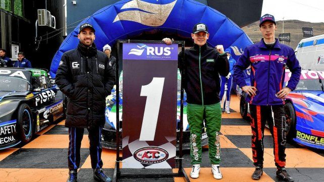 Julián Santero, Otto Fritzler y Marcos Quijada.