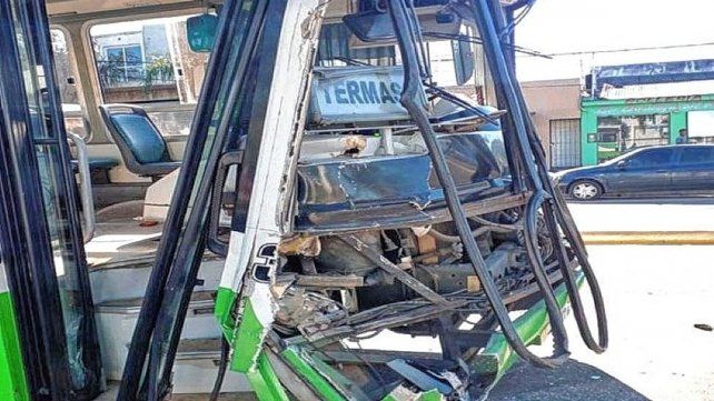Accidente de colectivos en Concordia. Accidente de colectivos en Concordia.