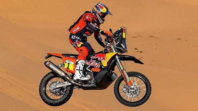 Kevin Benavides se ubicó cuarto en la primera etapa del Dakar 2022.