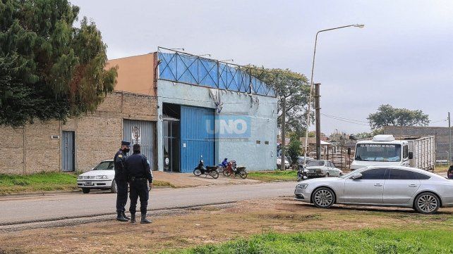 El asalto al corralón Almafuerte ocurrió el viernes 16 de julio a las 10.15.