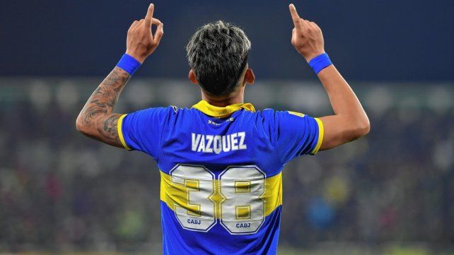 Luis Vázquez marcó el gol con el que Boca derrotó a Defensa y Justicia en Florencio Varela