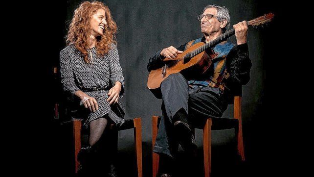 Juan Falú y Nadia Szachniuk presentando su nuevo disco Juan Falú y Nadia Szachniuk presentando su nuevo disco