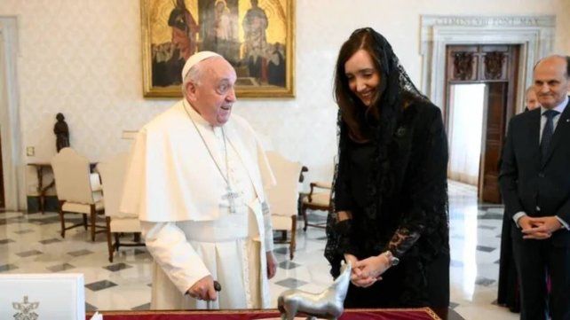 El papa Francisco recibió a Victoria Villarruel en el Vaticano El papa Francisco recibió a Victoria Villarruel en el Vaticano