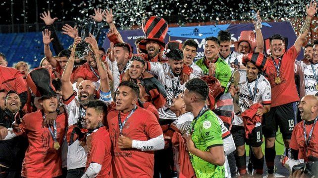 El momento de mayor éxtasis en la consagración de Patronato de la Copa Argentina.