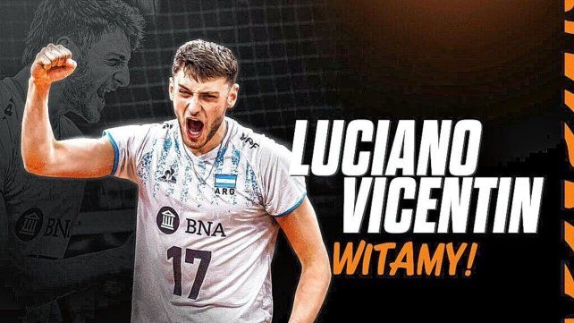 Luciano Vicentín es nuevo jugador del multicampeón de Polonia Luciano Vicentín es nuevo jugador del multicampeón de Polonia