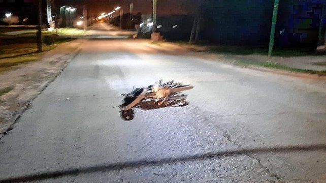 El motociclista fue intervenido quirúrgicamente en el hospital San Martín.