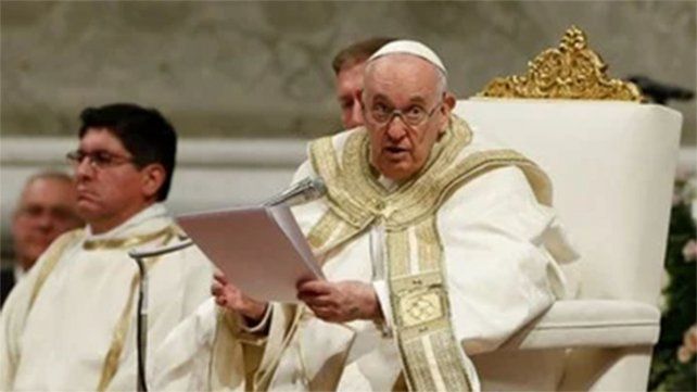El papa Francisco mostró durante su mensaje de Pascua su "preocupación" por la escalada de tensión en Medio Oriente