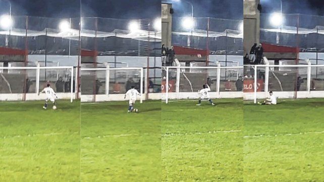 La secuencia del blooper de Enzo Salas. La secuencia del blooper de Enzo Salas.