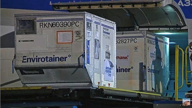 Las vacunas que se distribuyen llegaron el viernes desde Rusia.