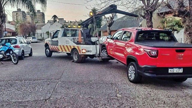 Camioneta secuestrada en Concordia. Camioneta secuestrada en Concordia.