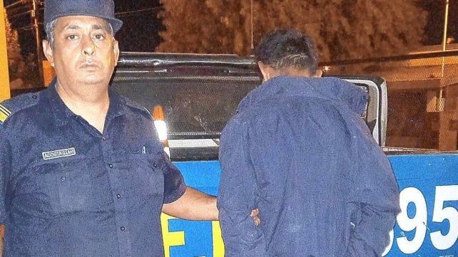 Hombre detenido en Concordia. Hombre detenido en Concordia.