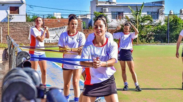 Las chicas de Entre Ríos en la última práctica en Paracao. Las chicas de Entre Ríos en la última práctica en Paracao.