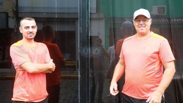 José y Carlos están muy metidos con el proyecto que llevan adelante en la Filial River Paraná.