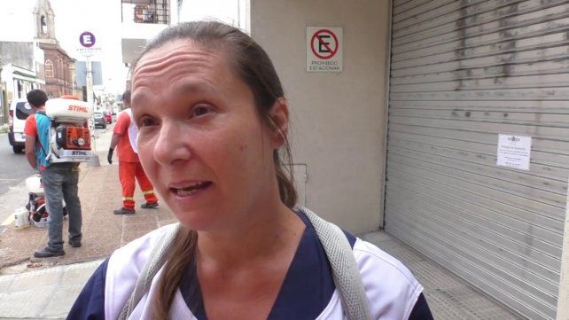 Silvina Saavedra dialogó con UNO respecto a la jornada de vacunación en el CIC de Humito y la campaña contra el dengue en la ciudad de Paraná.