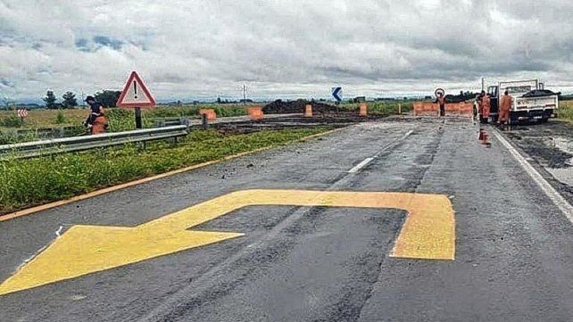 Desvío en ruta 18. Desvío en ruta 18.