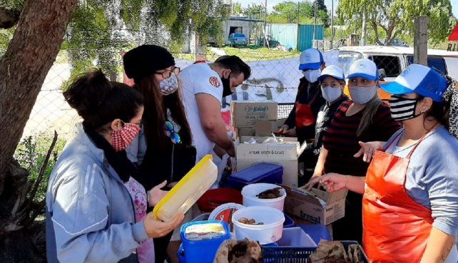La Filial River organizó la movida solidaria en barrio El Trebol