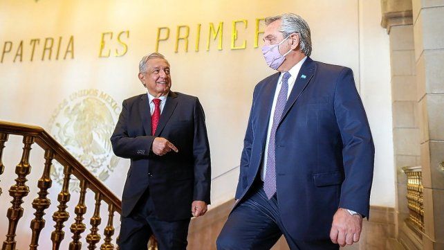 López Obrador y Alberto Fernández tuvieron a la vacuna contra el coronavirus como eje central de sus declaraciones.