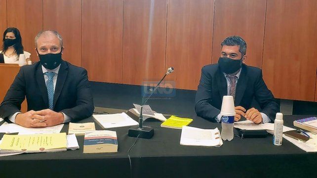 Los fiscales Juan Malvasio (derecha) y Santiago Brugo (derecha).