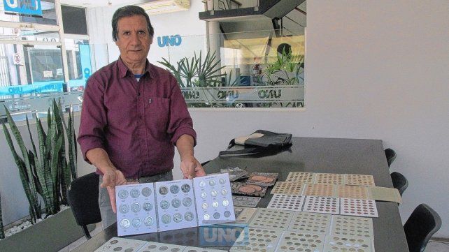 Horació Alarcón tiene una colección de monedas de 9.500 piezas Horació Alarcón tiene una colección de monedas de 9.500 piezas