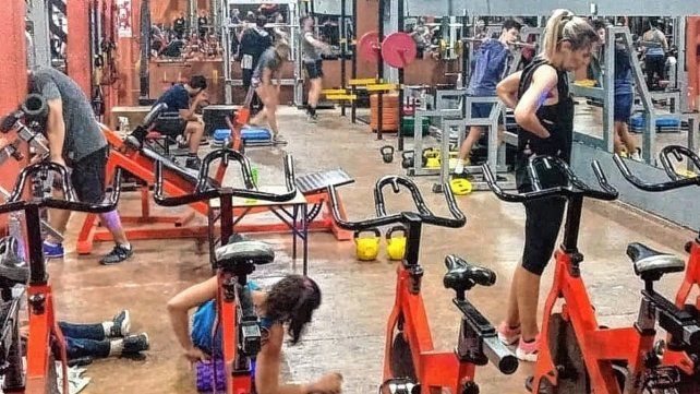 Fabricio Torquati, uno de los dueños del gimnasio que se encuentra en Feliciano 555.