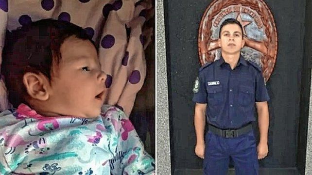 El policía estaba de franco y acudió ante el pedido de ayuda de un vecino. Camino al hospital notó que la pequeña se ponía morada. Le practicó RCP