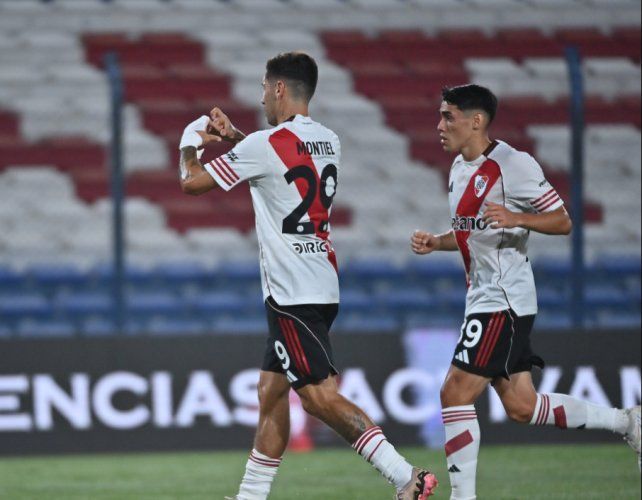 Montiel marcó el único tanto de River. Montiel marcó el único tanto de River.