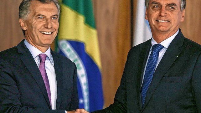 Jair Bolsonaro y Mauricio Macri.
