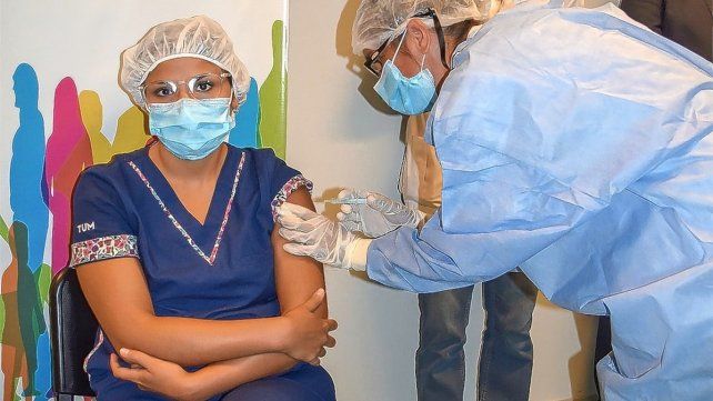 Primer día de vacunación contra el Covid en Concordia