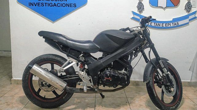 Fiscalía dispuso que la moto sea secuestrada para buscar a su real propietario.