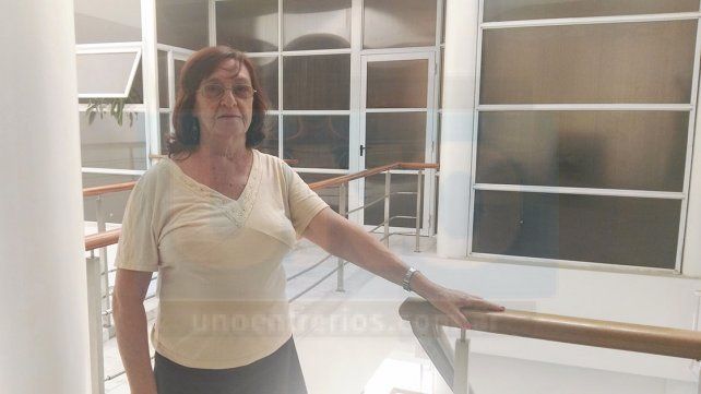 La asamblea vecinalista presidida por Alicia Glauser en la redacción de UNO.