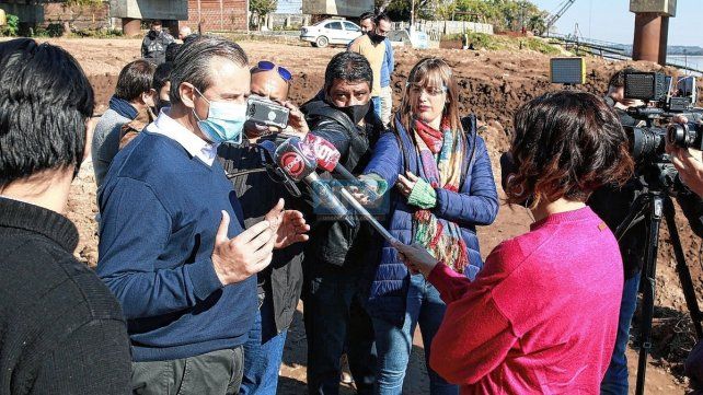 Adán Bahl en rueda de prensa.