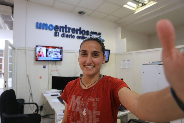 Premiada. Carolina Benke tuvo un gran año. El miércoles lo cerró con el premio Aníbal Sánchez como la mejor futbolista de 2017.