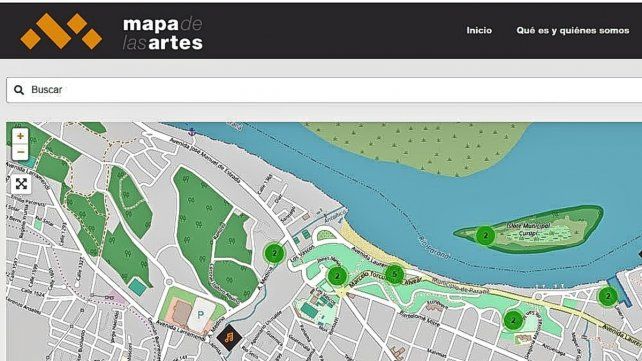 Mapa de las Artes es un sitio web recientemente inaugurado que propone un recorrido virtual por expresiones del arte
