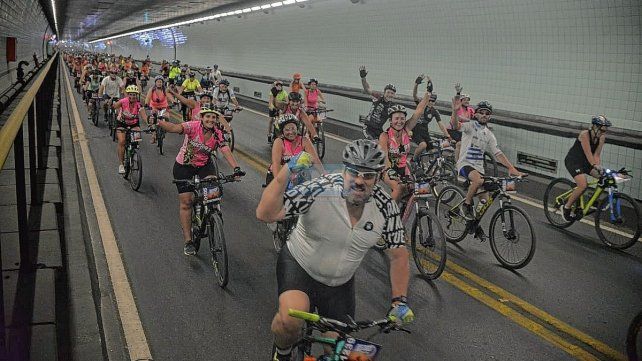 Los participantes disfrutaron de una nueva edición del Cruce del Túnel.