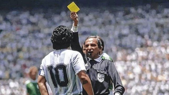 El árbitro de la final del 86