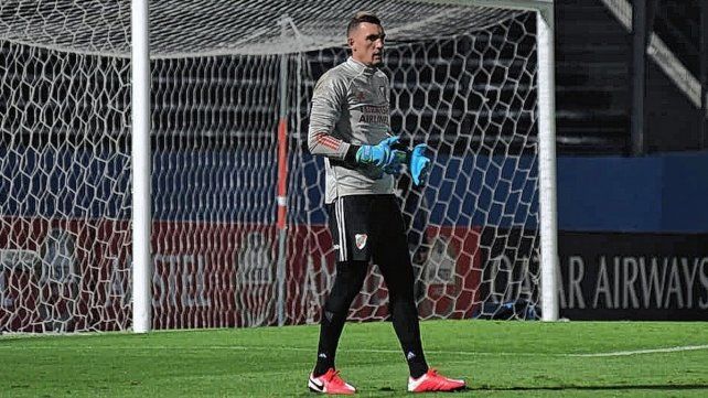 Franco Armani podría retornar a la valla de River el próximo martes ante Fluminense.