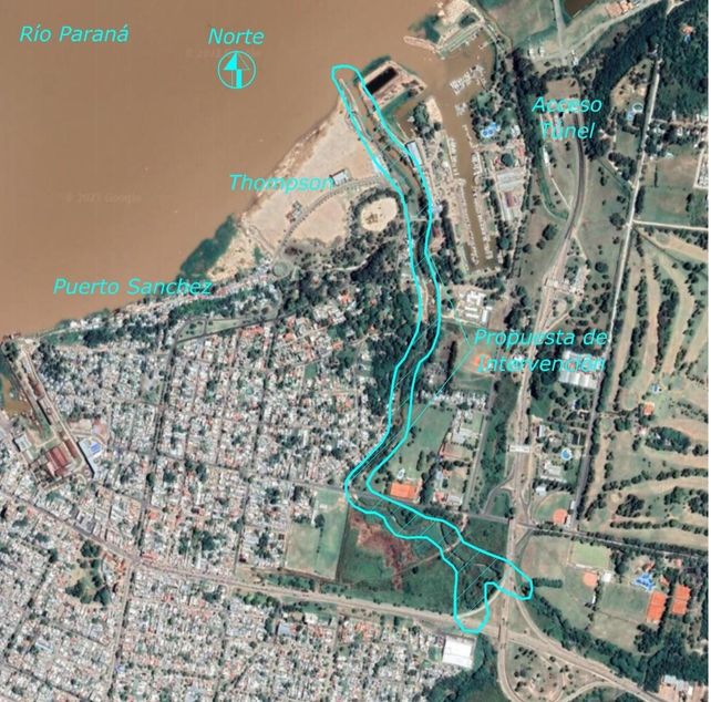 Cuenca Las Viejas. Es la segunda más importante de la ciudad. Se intervendrá desde Antonio Crespo hasta el río.