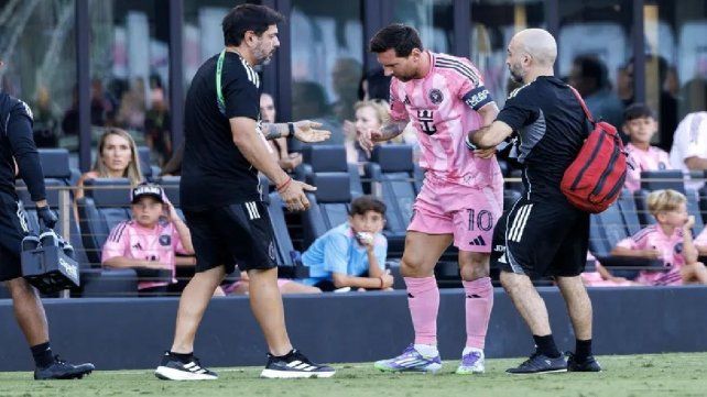 Inter confirmó que Lionel Messi sufrió una Inter confirmó que Lionel Messi sufrió una