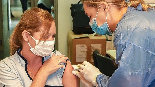 Primer día de vacunación contra el Covid en Concepción del Uruguay