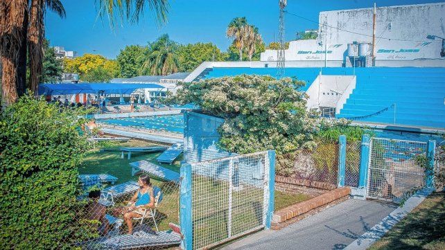 La pileta de Echagüe, otro orgullo de la entidad.