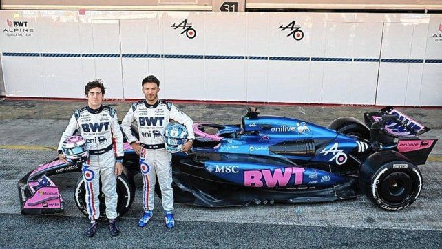 Franco Colapinto y Pierre Gasly salen a pista. Franco Colapinto y Pierre Gasly salen a pista.
