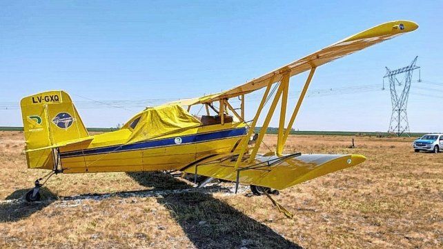 La avioneta tuvo un aterrizaje de emergencia.