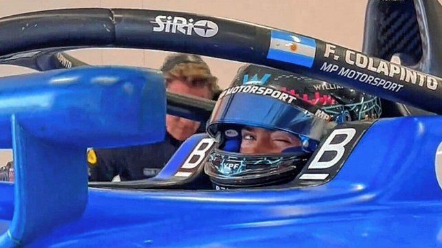 Franco Colapinto espera su salida a pista. Franco Colapinto espera su salida a pista.