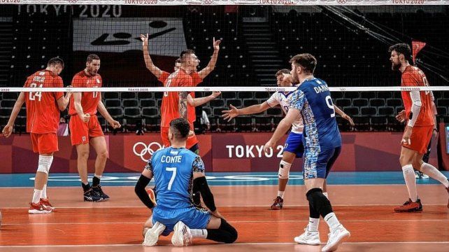 El vóleibol argentino no pudo contra Rusia.
