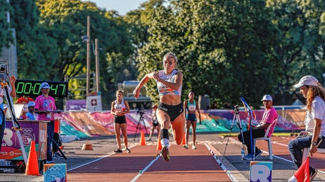 Victoria Zanolli se destaca en el atletismo nacional.