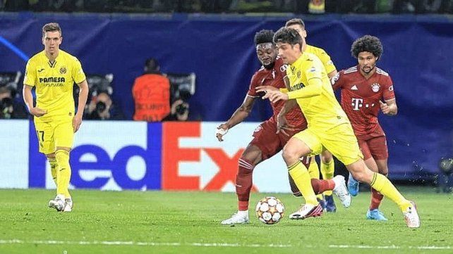 Villarreal venció 1 a 0 a Bayern Munich.