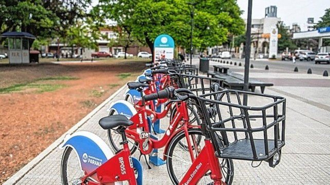 El servicio público de bicicleta será gratuito este semana en Paraná El servicio público de bicicleta será gratuito este semana en Paraná