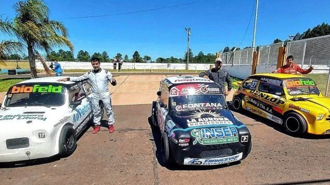 El podio del SP 1000 con las categorías provinciales.