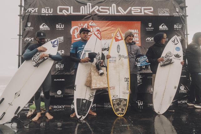 Podio masculino del evento. El ganador fue Franco Radizunas y el segundo, López Moreno, el campeón. Podio masculino del evento. El ganador fue Franco Radizunas y el segundo, López Moreno, el campeón.