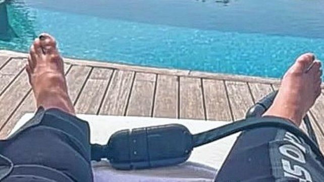 Los pies de Cristiano Ronaldo. Los pies de Cristiano Ronaldo.